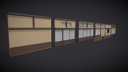 Traditional Japanese House | Modular Wall vr, modular, wall, japanese
