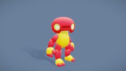 Robot Characters cute, evolution, enemy, magical, mobile-ready, character, cartoon, 3d, lowpoly, sci-fi, stylized, monster, animated, fantasy, robot, rigged