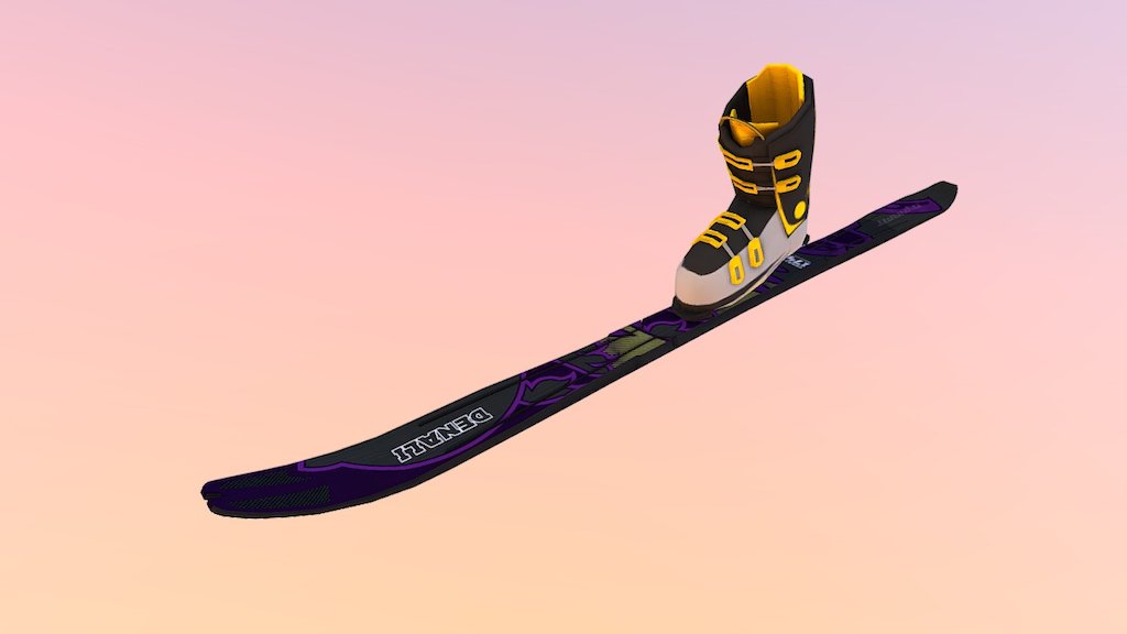 Dynafit Ski - 3D model by Matt Zanetti (@mzanetti) 3d model