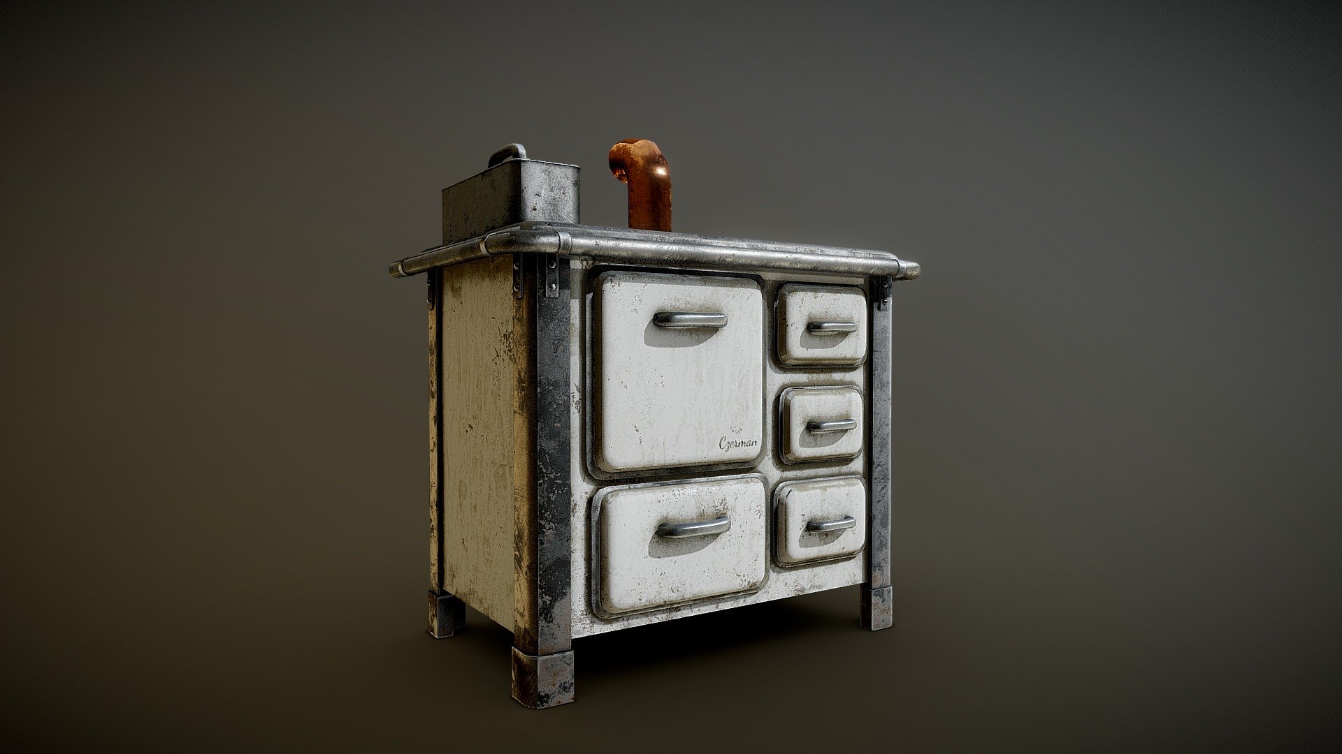 vintage Stove Gas for your game/project, this model was modelled by this picutre:


You will get Editorial License - Stove Gas Sketchfab - Buy Royalty Free 3D model by landout 3d model