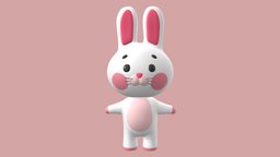 Bunny Character bunny, cute, bunnies, character, animal