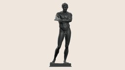 Apoxyomenos (the "Scraper") ancient, ancient-greece, museumcollection, scanning3d, heritage-3dscanning, bronze-sculpture, bronze-casted, history-of-art, bronze-statue, model3d