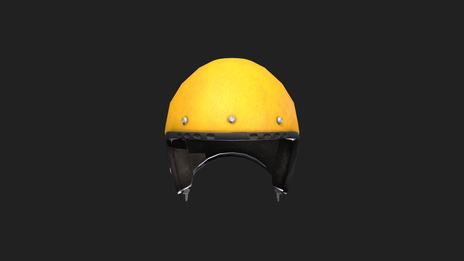 Uploaded for Skin-Tracker.com - PUBG - Yellow Level 1 Helmet - 3D model by Skin-Tracker (@stairwave) 3d model
