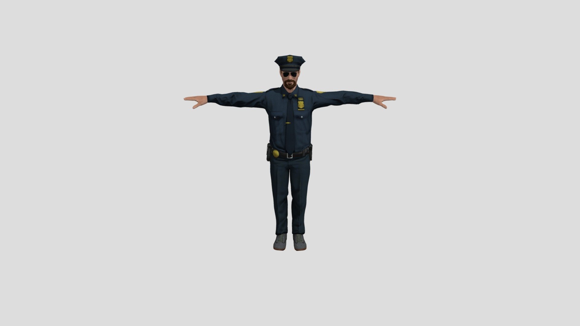 Policeman Model 3D army soldier swat - PoliceMan - Download Free 3D model by SPP Animation Studio (@spp_animation_studio) 3d model