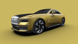 Rolls-Royce Spectre 2024 european, luxury, transport, urban, british, ev, spectre, coupe, phototexture, full-size, rolls-royce, 2-door, all-electric, low-poly, vehicle, lowpoly, car, rolls-royce-spectre