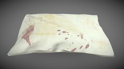 Old stained pillow bedroom, pillow, old, pillows, stained, bedrooms, maya, zbrush, quixelmixer, bedroomscene, oldpillow