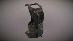 front Armor armor, post-apocalyptic, substancepainter, free