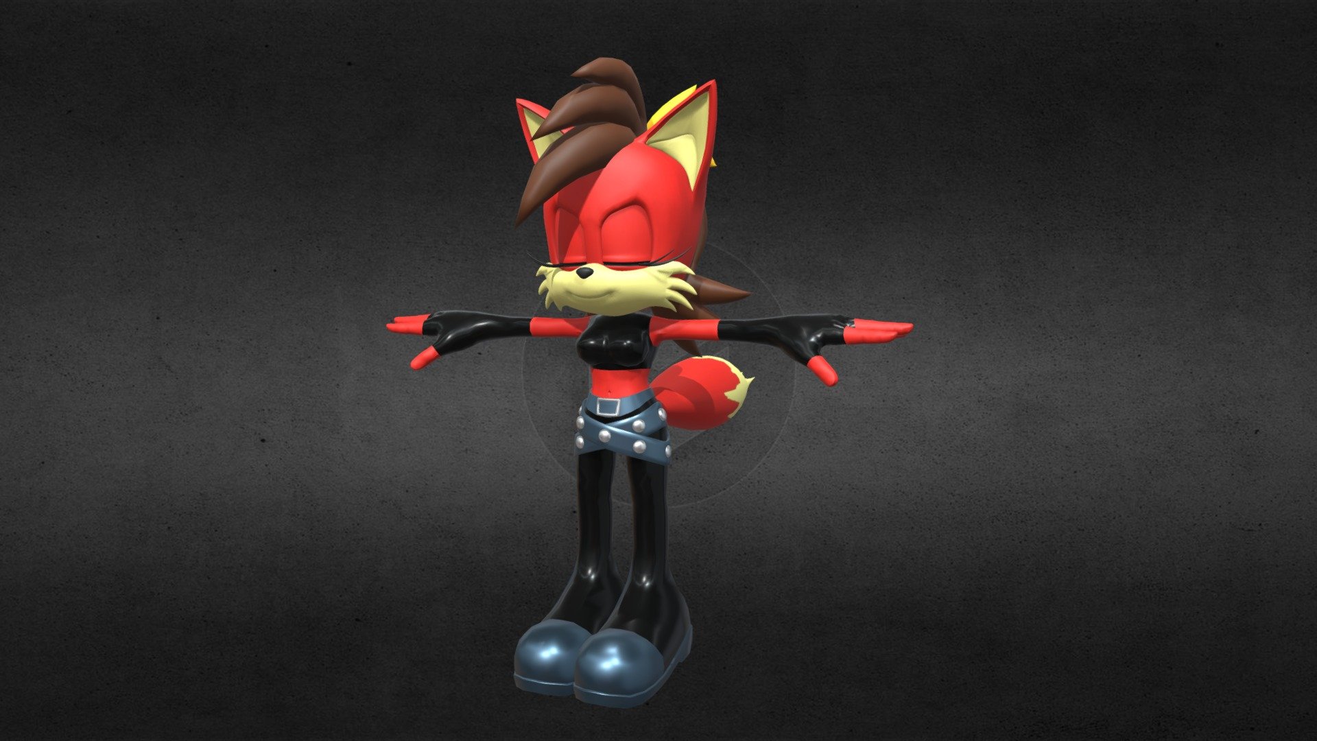 Fiona the Fox - 3D model by Detexki99 (@detexki) 3d model