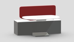 Herman Miller Locale Desk 2 office, scene, room, modern, storage, sofa, set, work, desk, generic, accessories, equipment, collection, business, furniture, table, vr, ergonomic, ar, seating, workstation, meeting, stationery, lexon, asset, game, 3d, chair, low, poly, home, interior