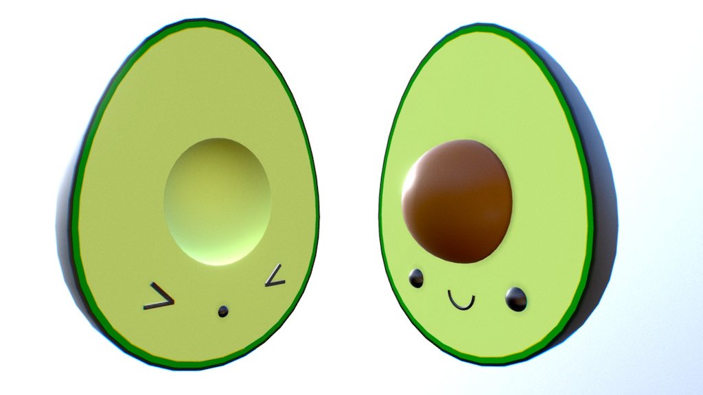 You are my other avocado half, very funny 3d model of an Avocado Couple.  You can buy this model at: -link removed- - Avocado Couple Toon - 3D model by hdaniel999 3d model