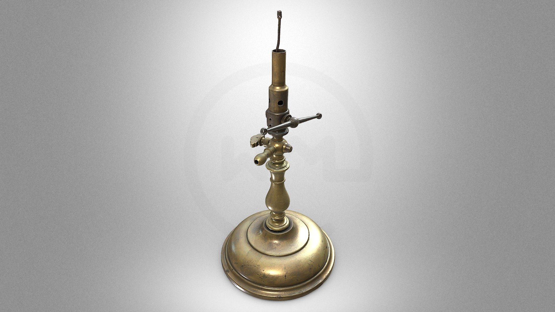 late 19th century

Jagiellonian University Museum Collegium Maius

Inventory number:
4711; 716/V

https://muzea.malopolska.pl/en/objects-list/2823 - Laboratory gas burner - Download Free 3D model by Virtual Museums of Małopolska (@WirtualneMuzeaMalopolski) 3d model