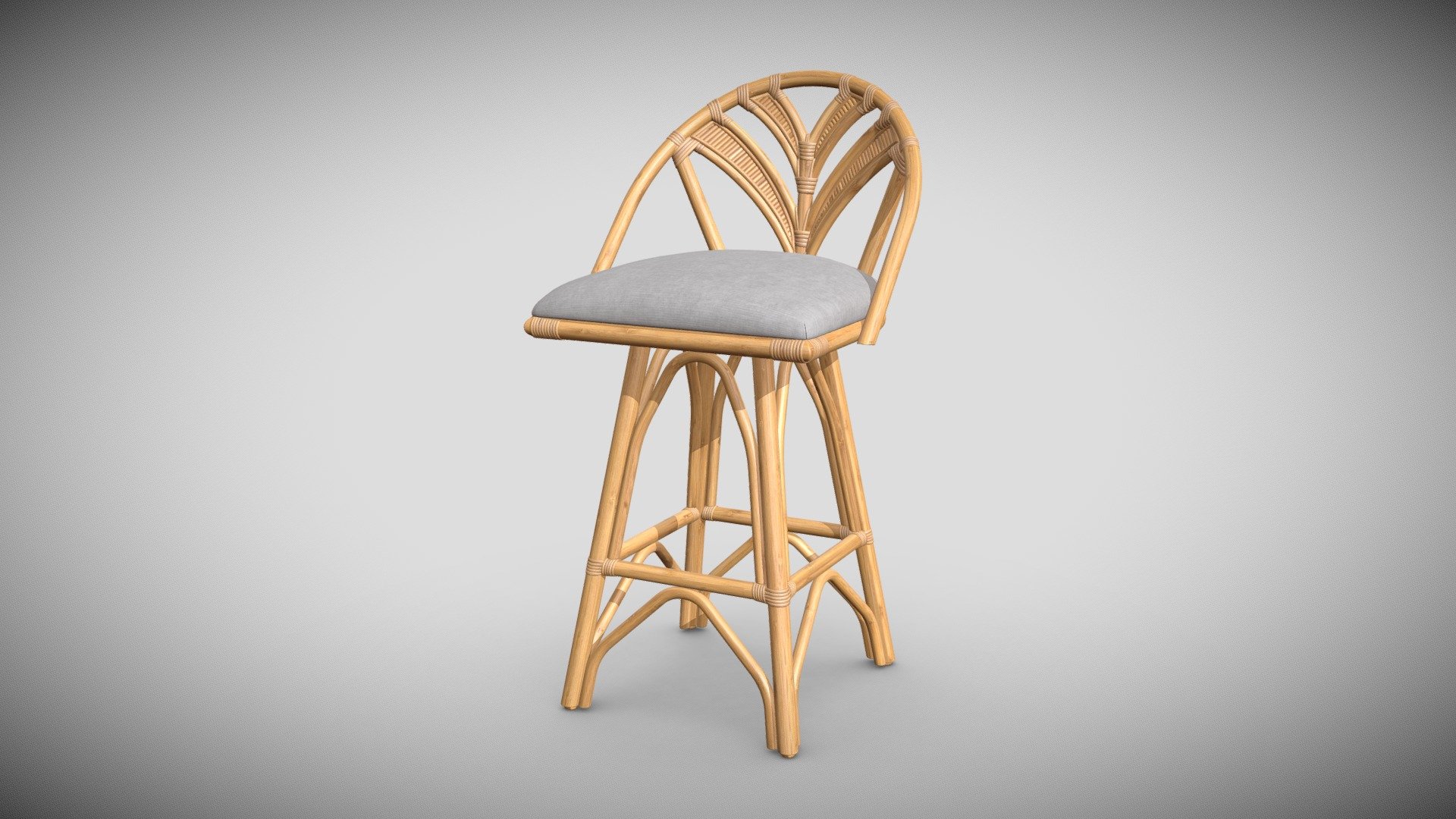 Size 520 wide x 525 deep x 930mm total height.

It is the high-quality hi-poly smoothable 3D model of barstool used in various fields 3D Graphics such as: game development, advertising, interior design, motion picture art, visualization, etc..


   All details of design are recreated most authentically.

   The competently think over topology of model allows to using any smoothing modifiers. All parts of the model need to smooth in subdivision level 1 or 2 for the best result.

If you work in the V-Ray version lower than 3.1, be careful: the materials in the BRDF section are Microfaset GTR (GGX). If your version is older than 3.1, then the BRDF field will be empty. Choose Blinn, Phong or Ward - which is preferable for you


   Polygon count of non-smooth model 86296 vertex 87274

all textures in archive file

Rate to let others know about the quality!
To check out my other models you just need to click on my user name 3d model