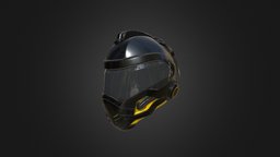 Cyborg Sci Fi Helmet