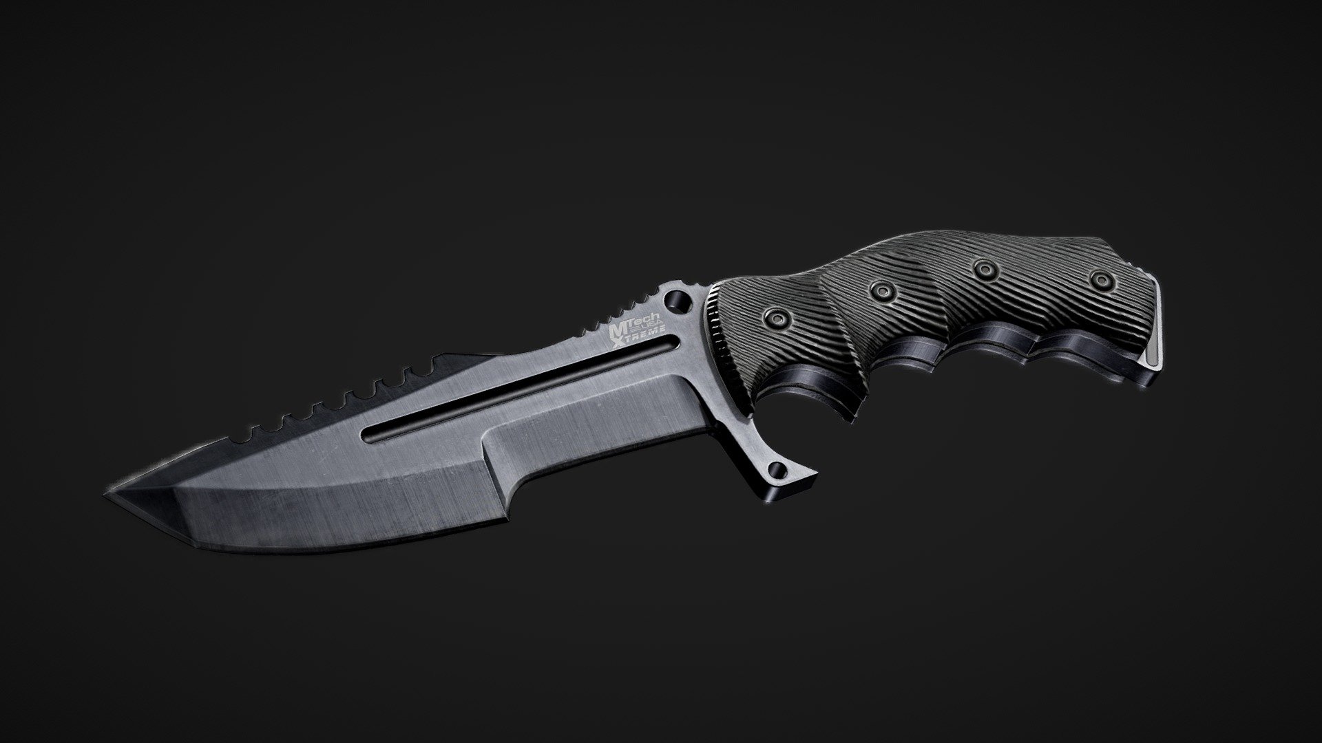 Knife made in 3Ds Max and Substance Painter 3d model