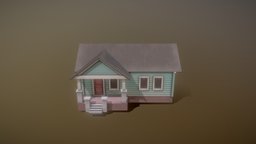 Suburban House suburban, suburban-house, asset, game, home