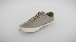 SeaVees Fashion Sneaker shoe, leather, fashion, sports, realistic, scanned, rubber, casual, fancy, suede, sneaker, pastel, photometry, laces, pbr-texturing, biege, pbr-materials, inciprocal, seavees