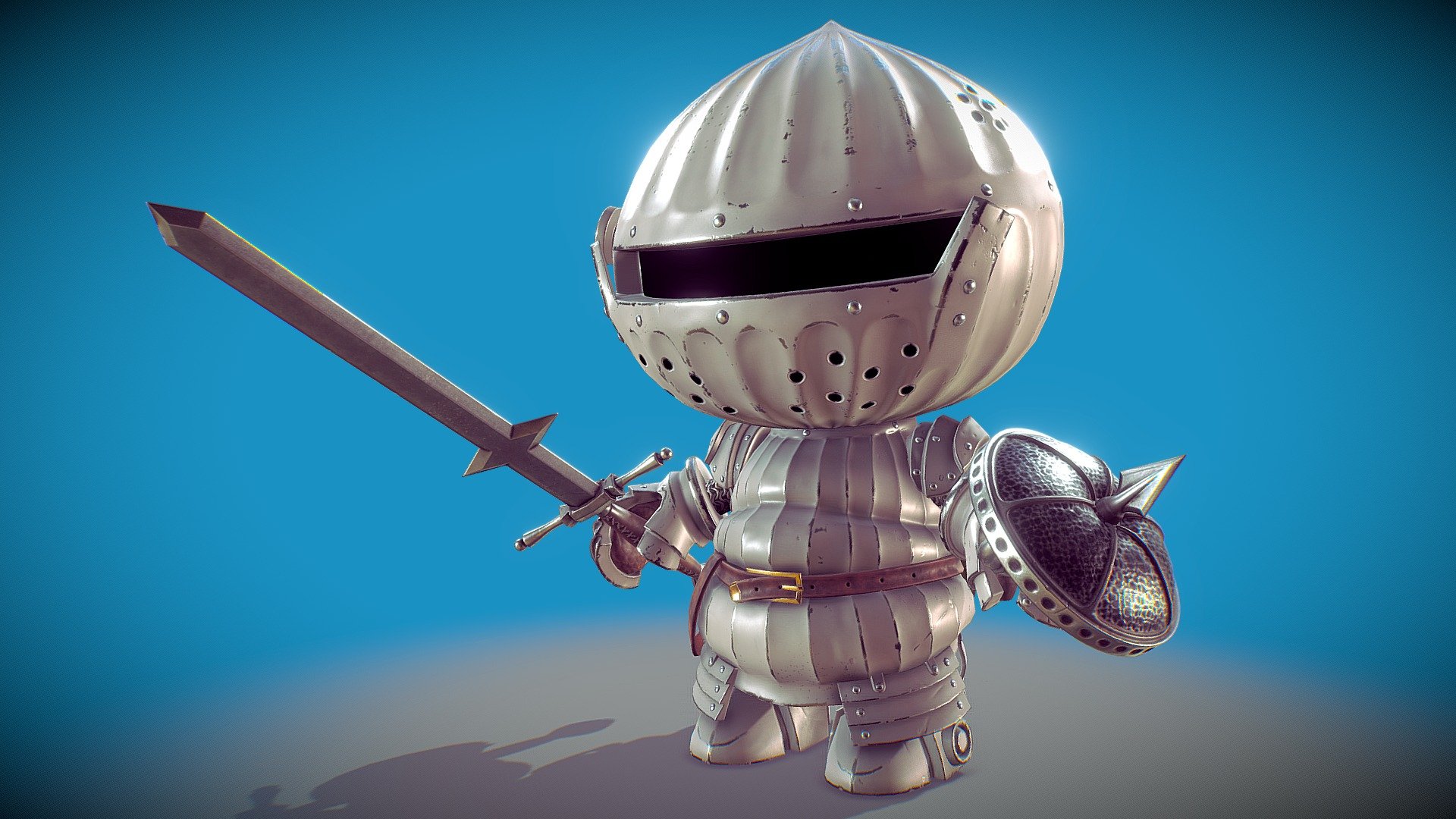 A Chibi version of the Onion Knight Siegmeyer.

Music composed by Motoi Sakuraba (Dark Souls - Character Creation (Unreleased))

My Setup Tablet, Gloves, Monitors

More pictures can be found here.

Original design from FromSoftware - Fanart - Dark Souls - Chibi Siegmeyer - 3D model by Sebastian Irmer (@.sebastian.) 3d model