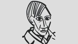 Picasso self portait (1907) portrait, cubism, selfie, picasso, selfportrait, cubismo, autorretrato, art, pabloruizpicasso