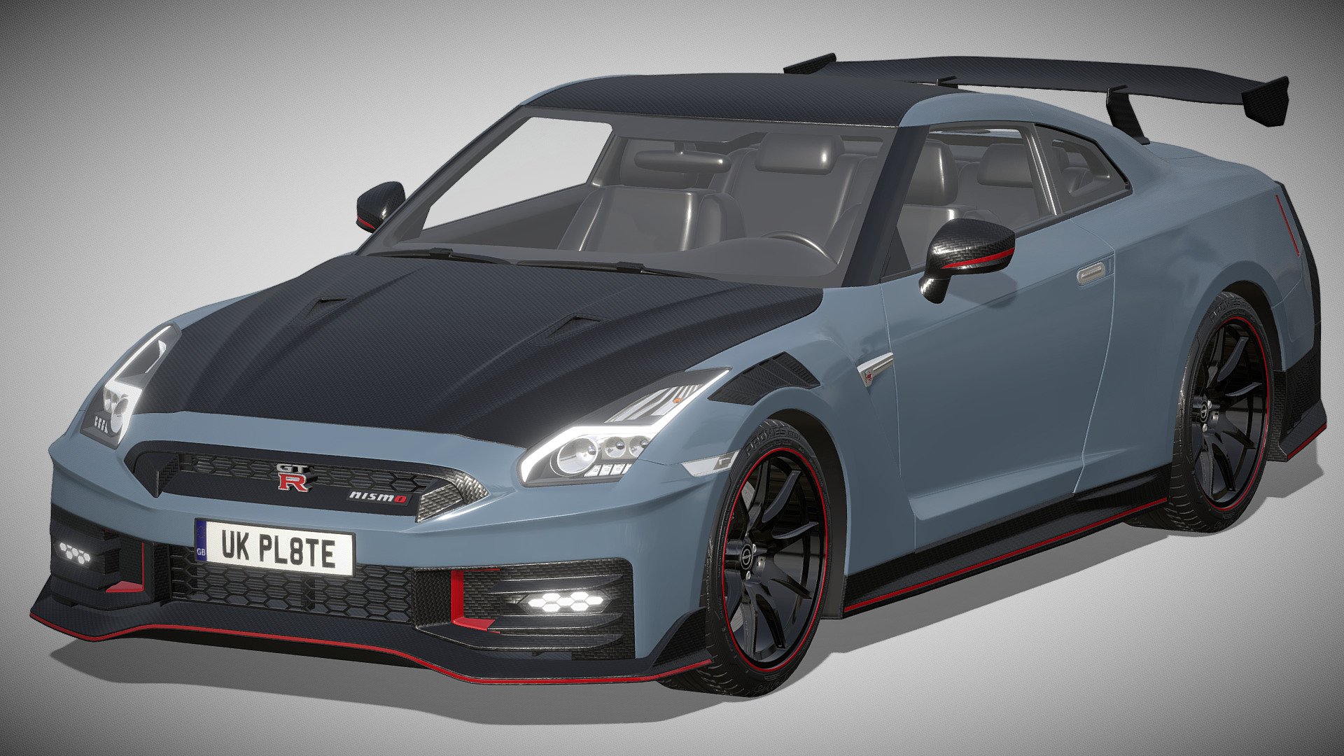 Nissan GT-R Nismo 2024

https://www.nissanusa.com/vehicles/sports-cars/gt-r/specs/nismo.html

Clean geometry Light weight model, yet completely detailed for HI-Res renders. Use for movies, Advertisements or games

Corona render and materials

All textures include in *.rar files

Lighting setup is not included in the file! - Nissan GT-R Nismo 2024 - Buy Royalty Free 3D model by zifir3d 3d model