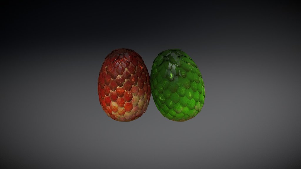 Dragon Egg - 3D model by arin (@Eruser) 3d model