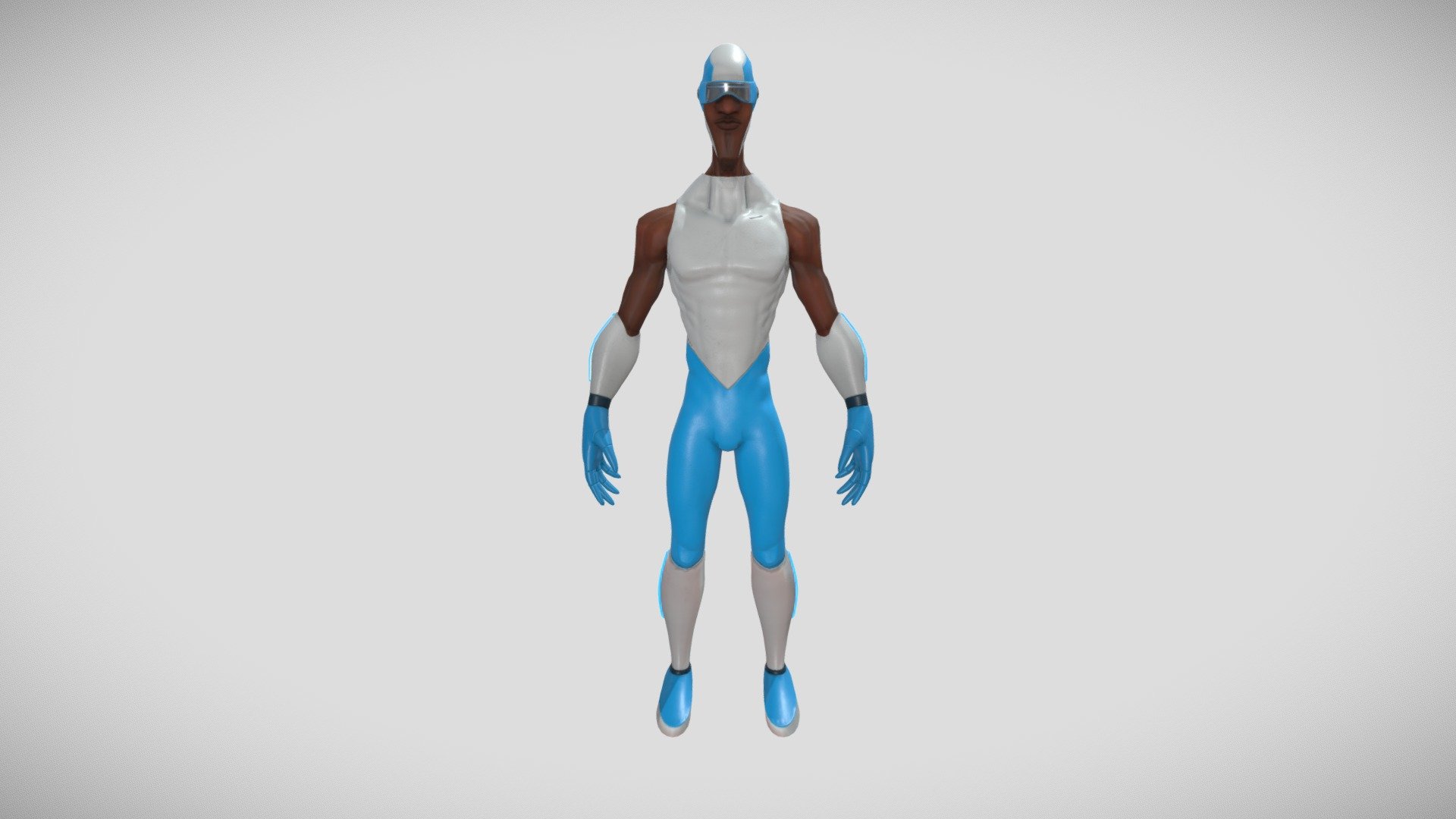Hey ! 
This my 3D cartoon version of Frozone (a character from The Incredibles). 
You can see more content of Frozone on LinkedIn : https://www.linkedin.com/in/vadauh-d-ab9b5a122/

Have a good day :) - FREEZE ! - 3D model by vadauh 3d model