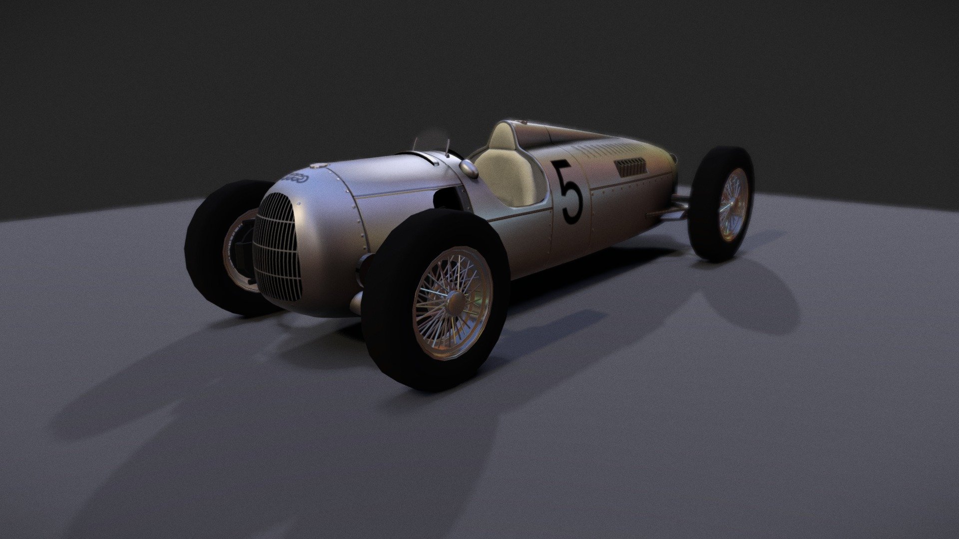 1936 AutoUnion Type-C - 3D model by Shaun Collins (@sc3) 3d model