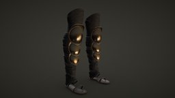 Roman Warrior Sandals Boots gladiator, ancient, warrior, high, knee, with, guard, sandal, spartan, sandals, boots, thigh, roman, amazon, womens, pbr, low, poly, female, male