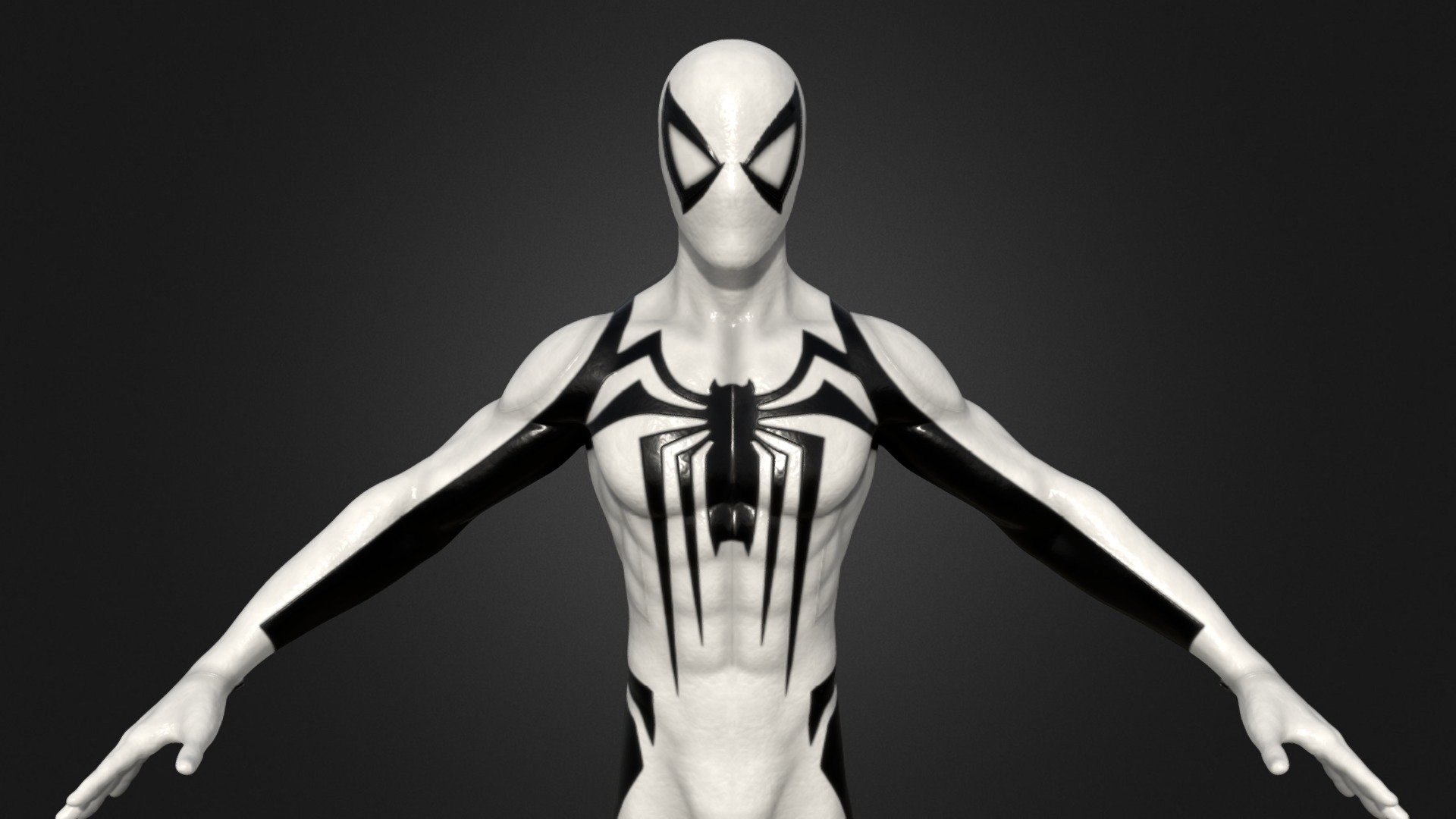 Spiderman comic books character published by Marvel Comics. 




Model was made on Maya, Zbrush, substance painter  and Blender . 

This model is inspired by Anti-venom suit from Marvel Spiderman 2 video game 

The model has a Spiderman Anti-venom suit 

High quality texture work.

The model comes with complete 4k textures and Blender, FBX And OBJ file formats 

The model has 2 materials contains 5 maps Basecolor, Roughness, Metalness, Normal and Ao

All textures and materials are included and mapped. (4k resoulutions)

No special plugin needed to open scene

The model can be rigg easily
 - Spider-Man Anti Venom Suit - Buy Royalty Free 3D model by AFSHAN ALI (@Aliflex) 3d model