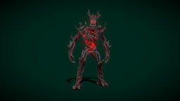 Infected Ent plants, hero, ent, enemy, fx, nature, game-ready, unrealengine, aseet, cartoon, creature, animation, stylized, monster, animated, fantasy, magic, unrael, noai