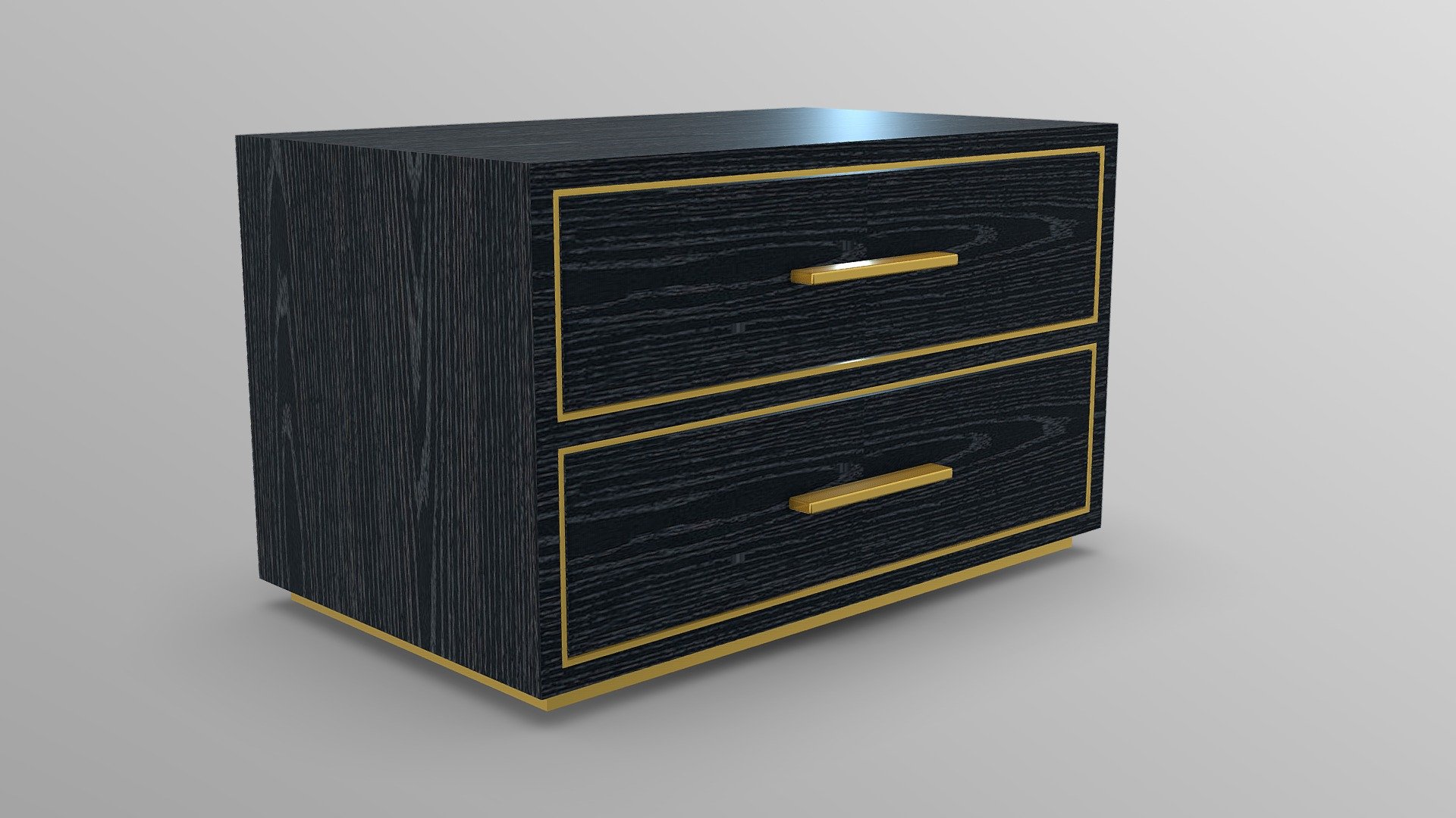Bed side table complete drawing with internal drawers and holes for screws.
Metal profile around the drawers.
dimensions: 700x420x420mm - Nightstand Bedside Table with 2 drawers - Buy Royalty Free 3D model by 3DTechDesign (@3DTechDesignCo.Ltd) 3d model