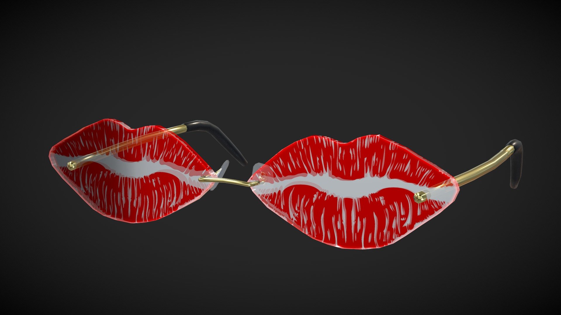 Lips Sunglasses / Lip-shaped Sunglasses

4096x4096 PNG texture

Triangles: 1.4k
Vertices: 742

👓  my glasses collection &lt;&lt; - Lips Sunglasses - Buy Royalty Free 3D model by Karolina Renkiewicz (@KarolinaRenkiewicz) 3d model