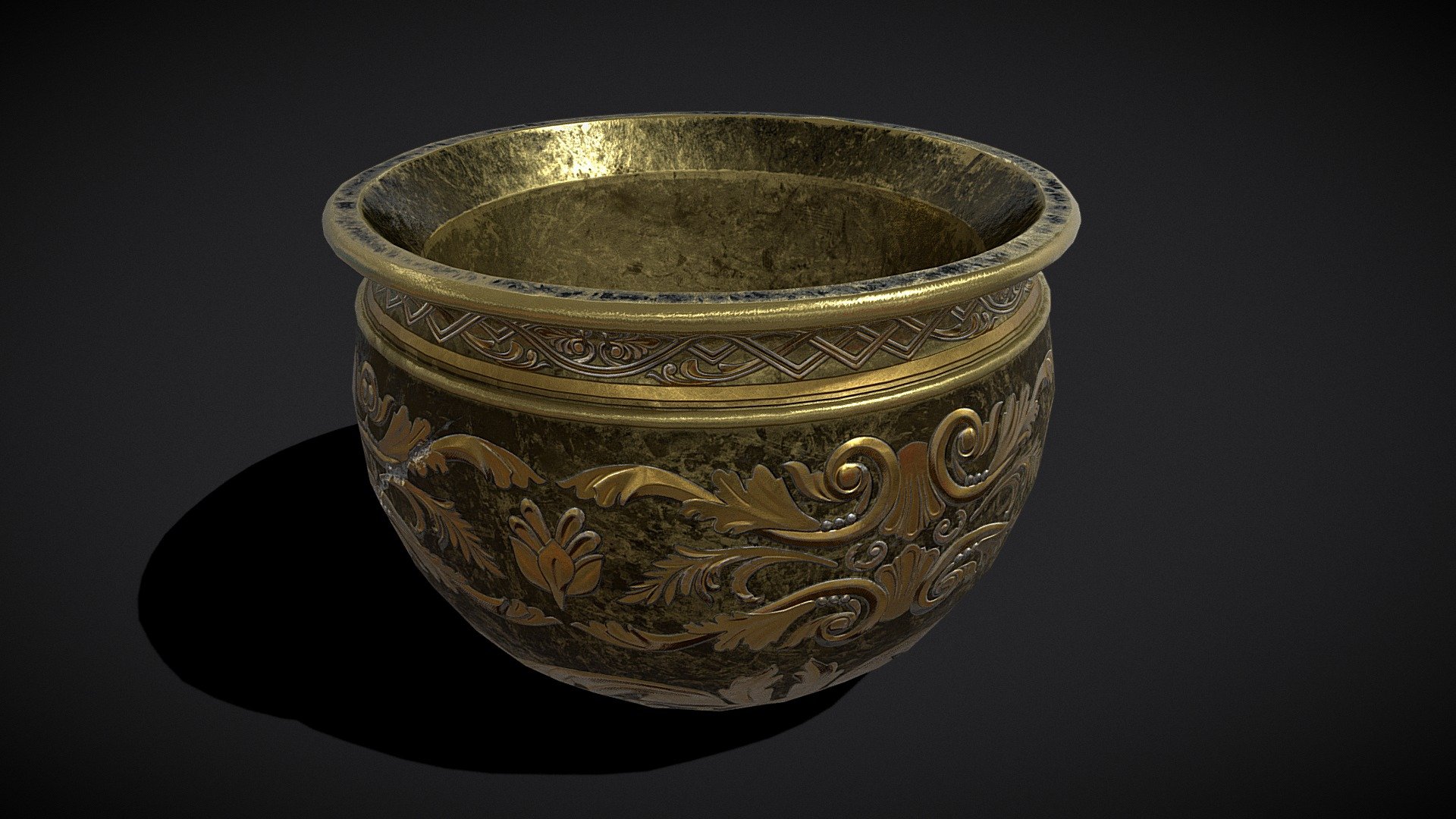 Gold Goblet 
VR / AR / Low-poly
PBR approved
Geometry Polygon mesh
Polygons 2,160
Vertices 2,114
Textures 4K PNG - Gold Goblet - Buy Royalty Free 3D model by GetDeadEntertainment 3d model