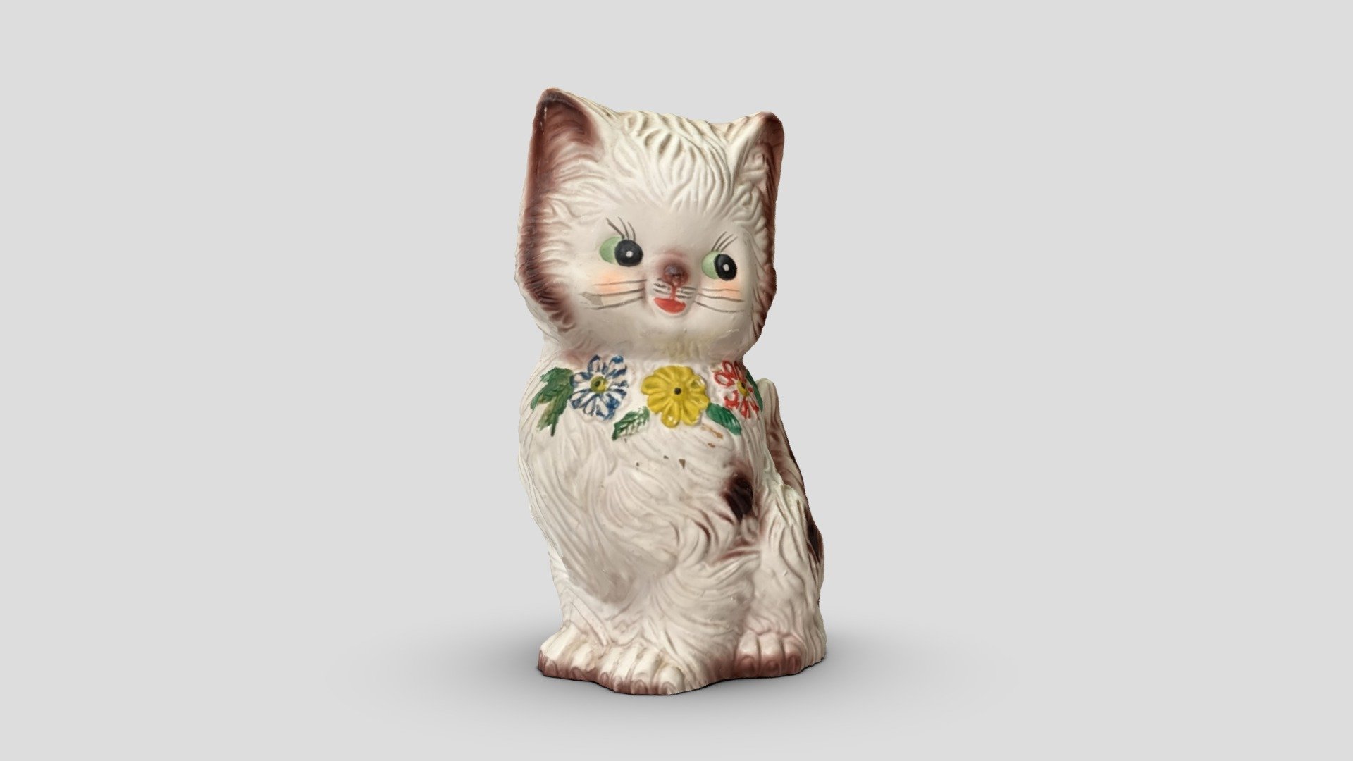 Old looking money box that is a cat. Scanned using Reality scan 3d model