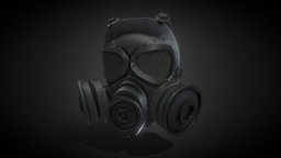 Gas mask gas, gasmask, army, mask, freedownload, asset, pbr, lowpoly, gameart, hardsurface, gameasset