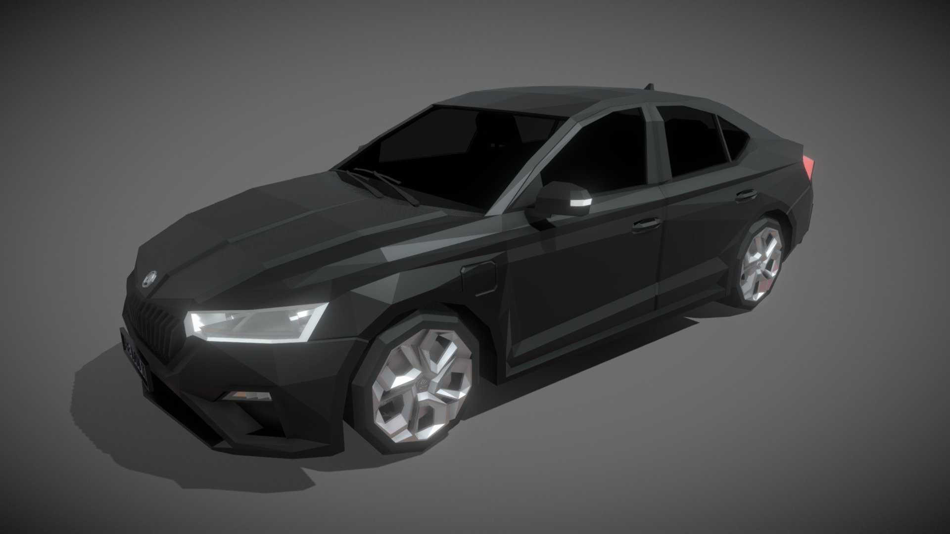 A C-class car. The body type is Liftback. Engine 2.0 TSI 4x4 (not included). The fourth generation Octavia. 

The author likes Skoda :3 - low-poly Škoda Octavia RS 2020 - Download Free 3D model by D.U. (@DU1701) 3d model