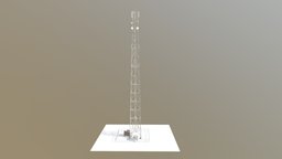 Cellular base station on the tower 72 m tower, base, link, antenna, equipment, microwave, andrew, huawei, 4g, station, gsm, 3g, bs, 5g, radio, cellular-communication, rbs, rrl, commscope, rru, kathrein