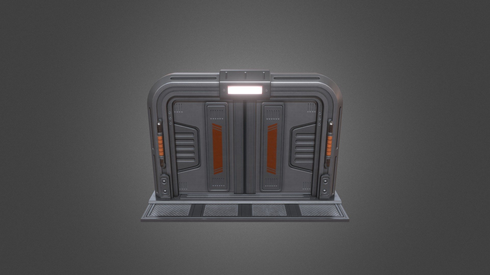 Sci-Fi Door 3D model - Sci-Fi Door - Buy Royalty Free 3D model by captainapoc 3d model