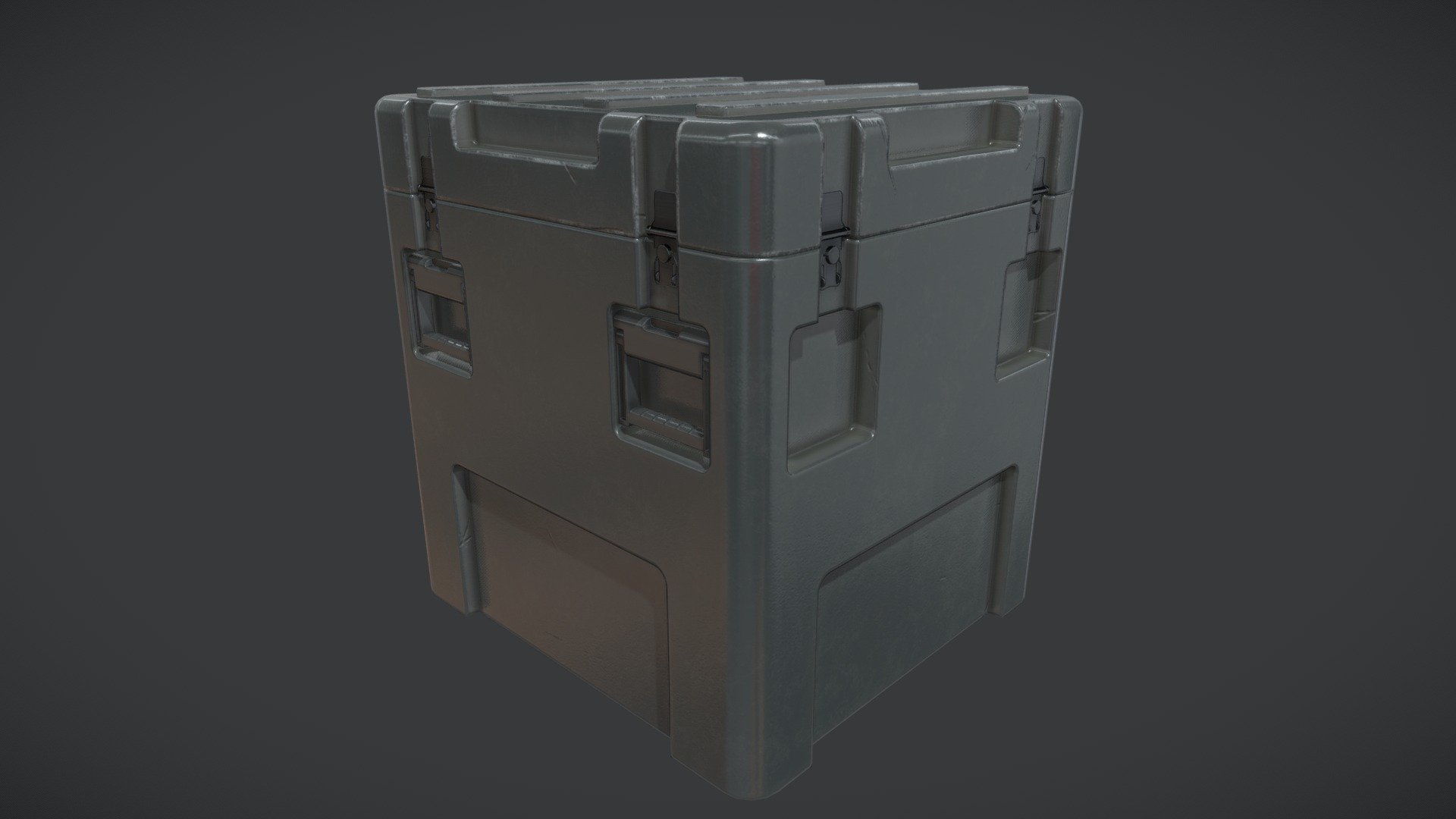 Square storage container - Square Container - Buy Royalty Free 3D model by Replexx 3d model