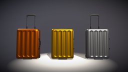 Luggage 07 case, bag, travel, suitcase, luggage, game-ready, asset, game, pbr