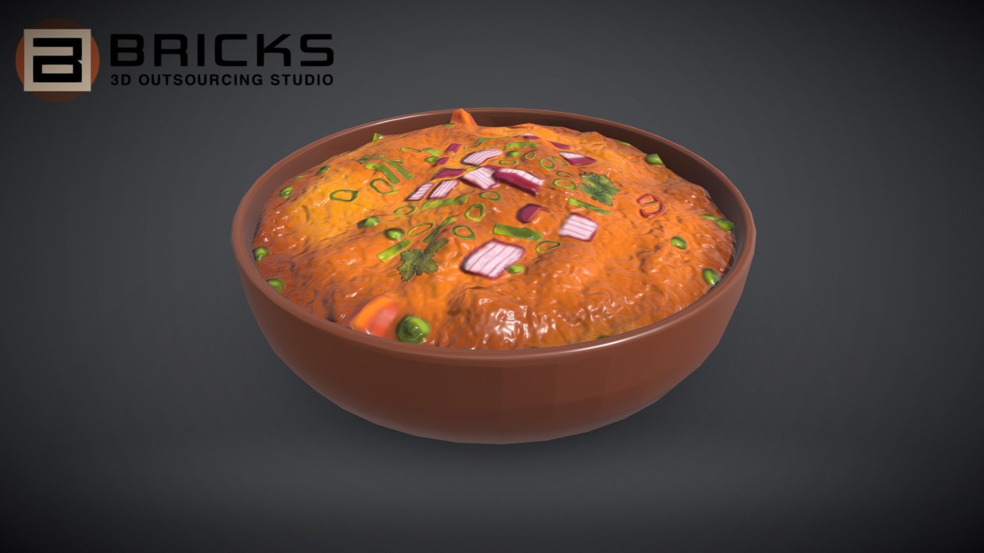 PBR Food Asset:
Pav Bhaji
Polycount: 2136
Vertex count: 1104
Texture Size: 2048px x 2048px
Normal: OpenGL

If you need any adjust in file please contact us: team@bricks3dstudio.com

Hire us: tringuyen@bricks3dstudio.com
Here is us: https://www.bricks3dstudio.com/
        https://www.artstation.com/bricksstudio
        https://www.facebook.com/Bricks3dstudio/
        https://www.linkedin.com/in/bricks-studio-b10462252/ - PBR Food Asset: Pav Bhaji - Buy Royalty Free 3D model by Bricks Studio (@bricks3dstudio) 3d model
