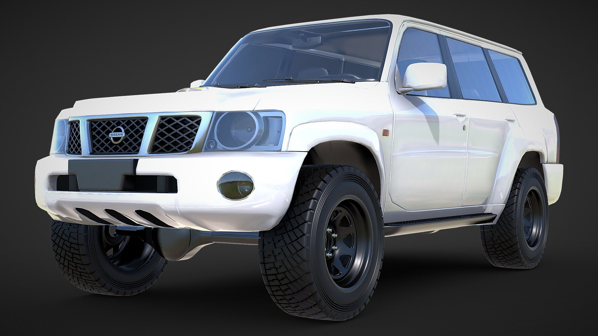 Nissan GU Patrol Stock Variation - Nissan GU Patrol Stock - 3D model by Pitstop 3D (@Pitstop3D) 3d model