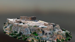 Parthenon ancient, parthenon, athens, greece, acropolis, photogrammetry-drone, temple