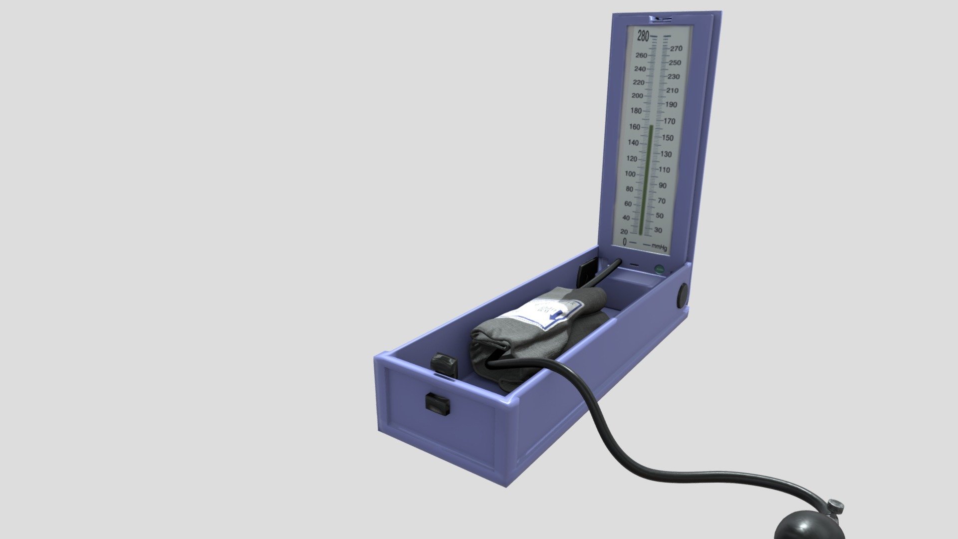 Sphygmomanometer 03 - 3D model by aya.atiya 3d model