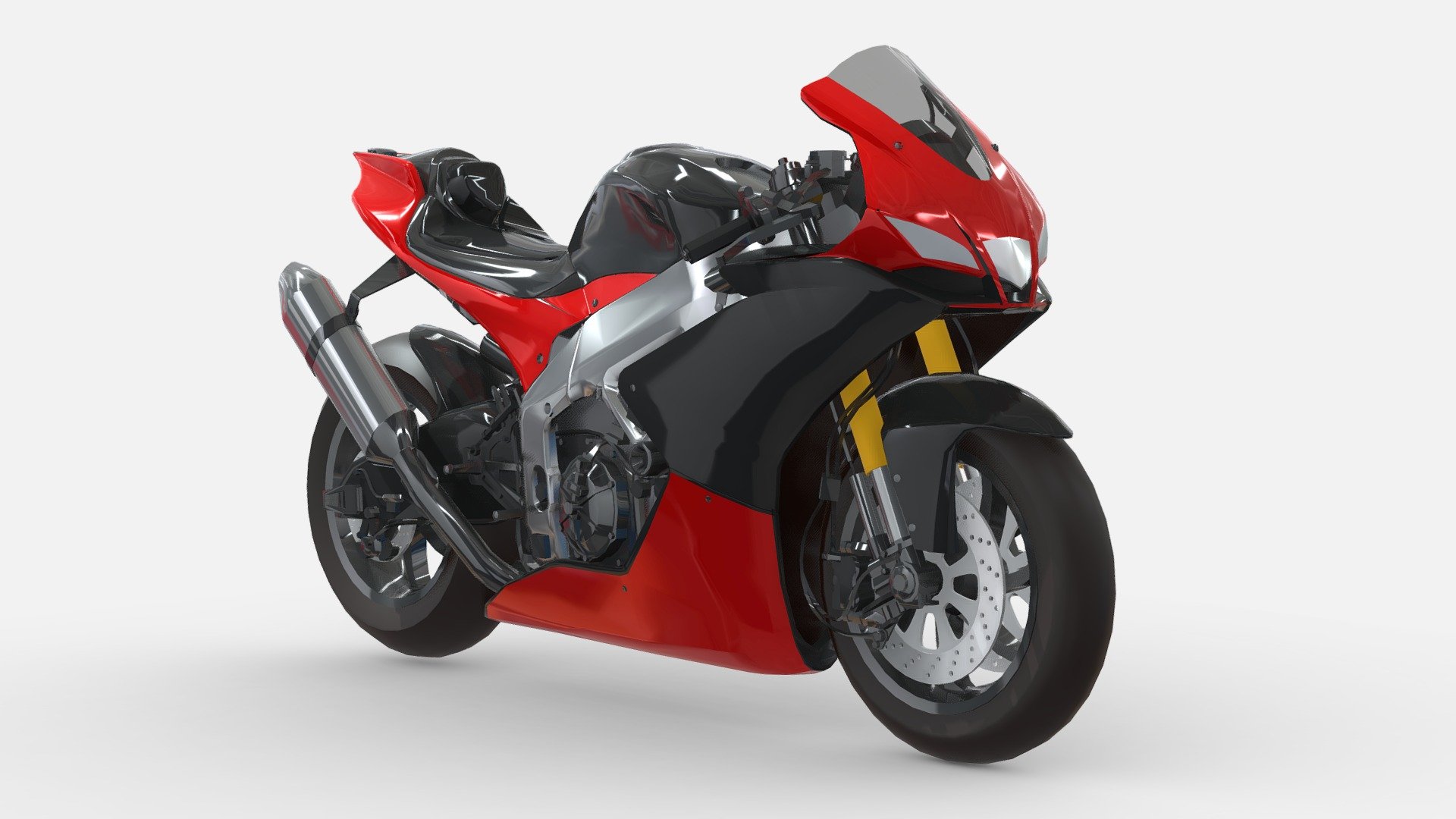 see all collection: https://skfb.ly/oOt6w - model 3d Aprilia RSV4 - Buy Royalty Free 3D model by zizian 3d model