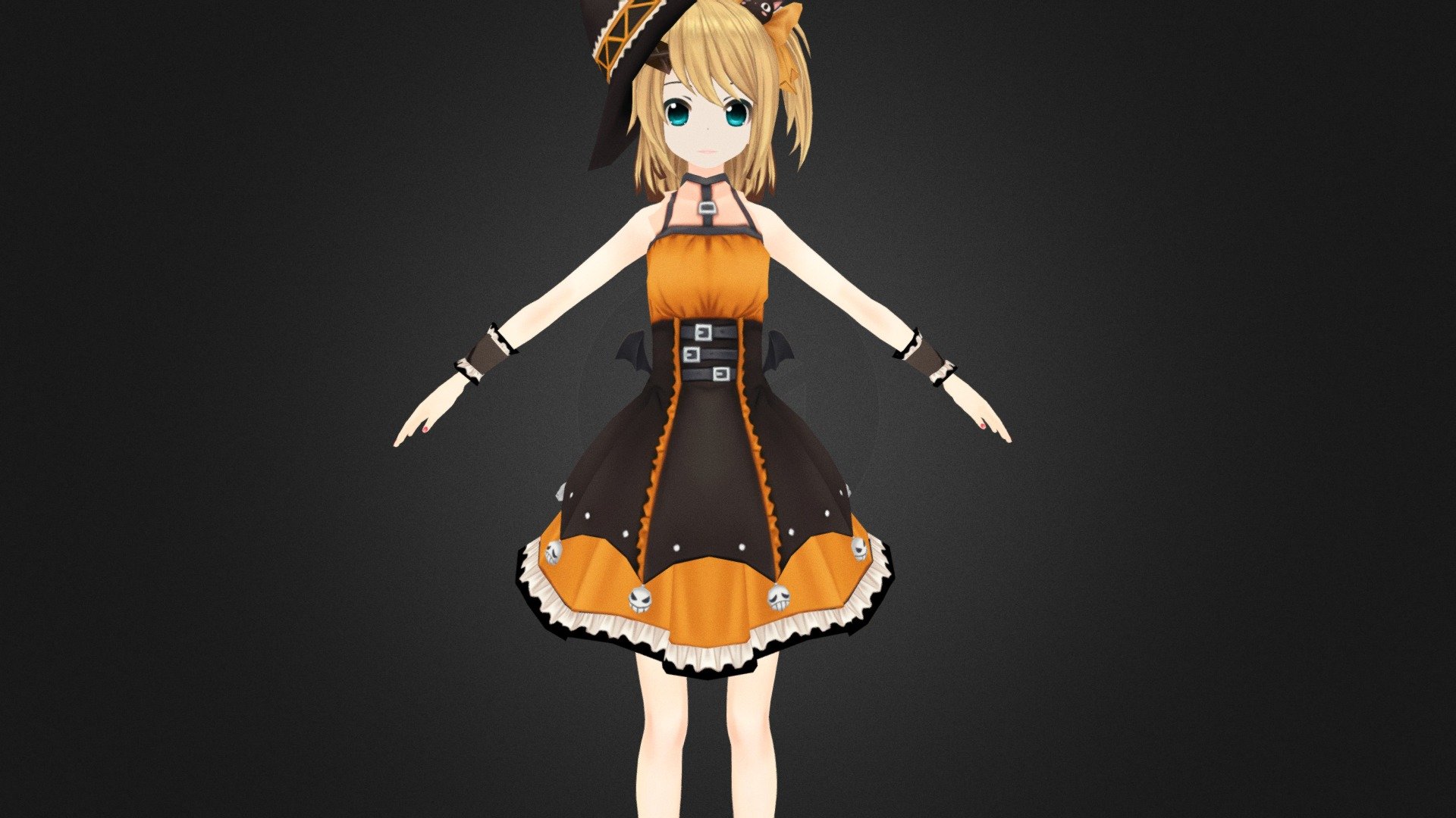It is Akio's Halloween costume 3d model