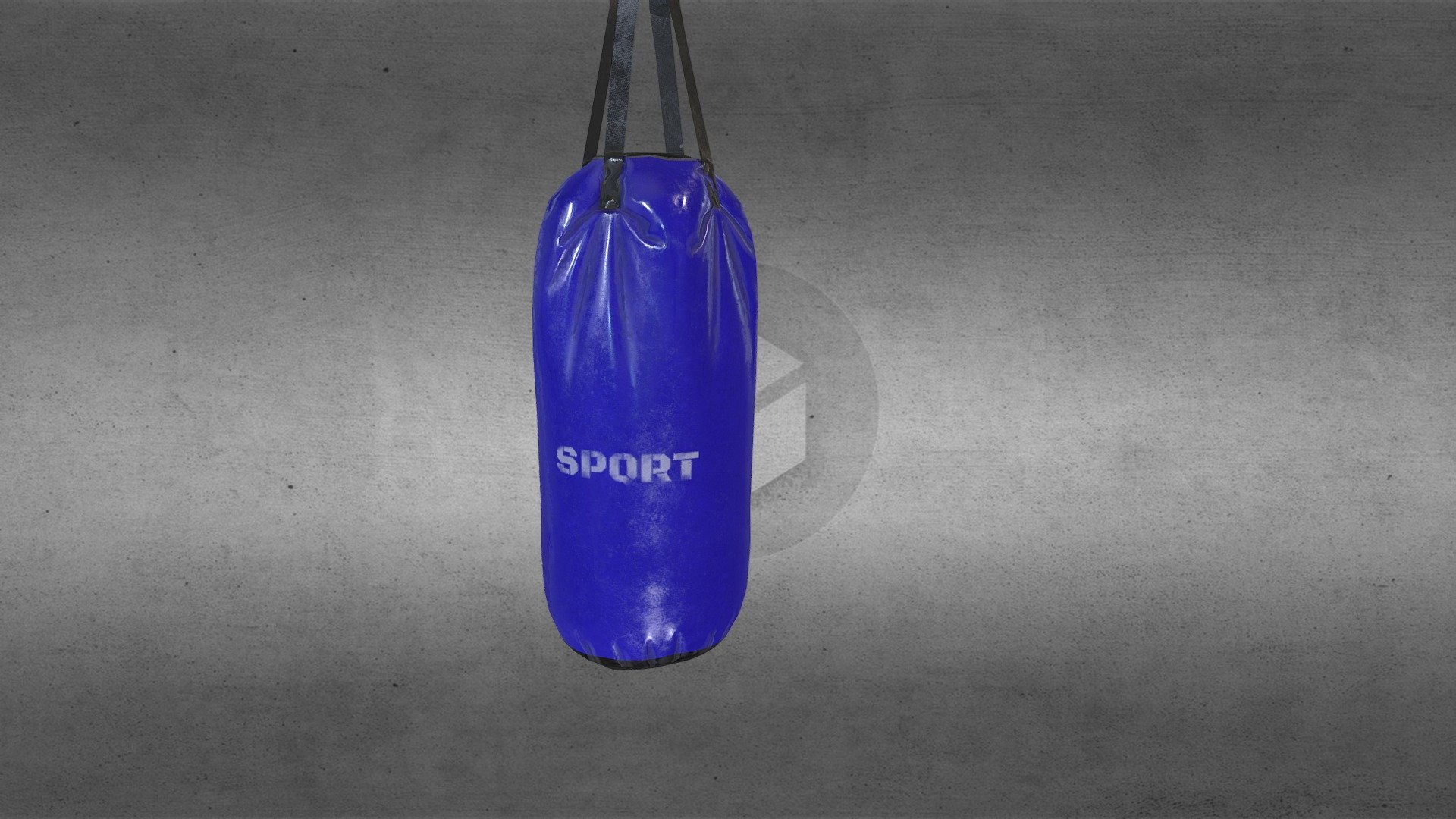 boxing bag , work in progres , marvelous designer bake test - boxing bag, test, work in progress - 3D model by Vladyslav M. (@klaster17) 3d model