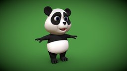 cartoon panda bear bear, toon, cute, teddy, boy, panda, mammal, bamboo, cartoon, animal