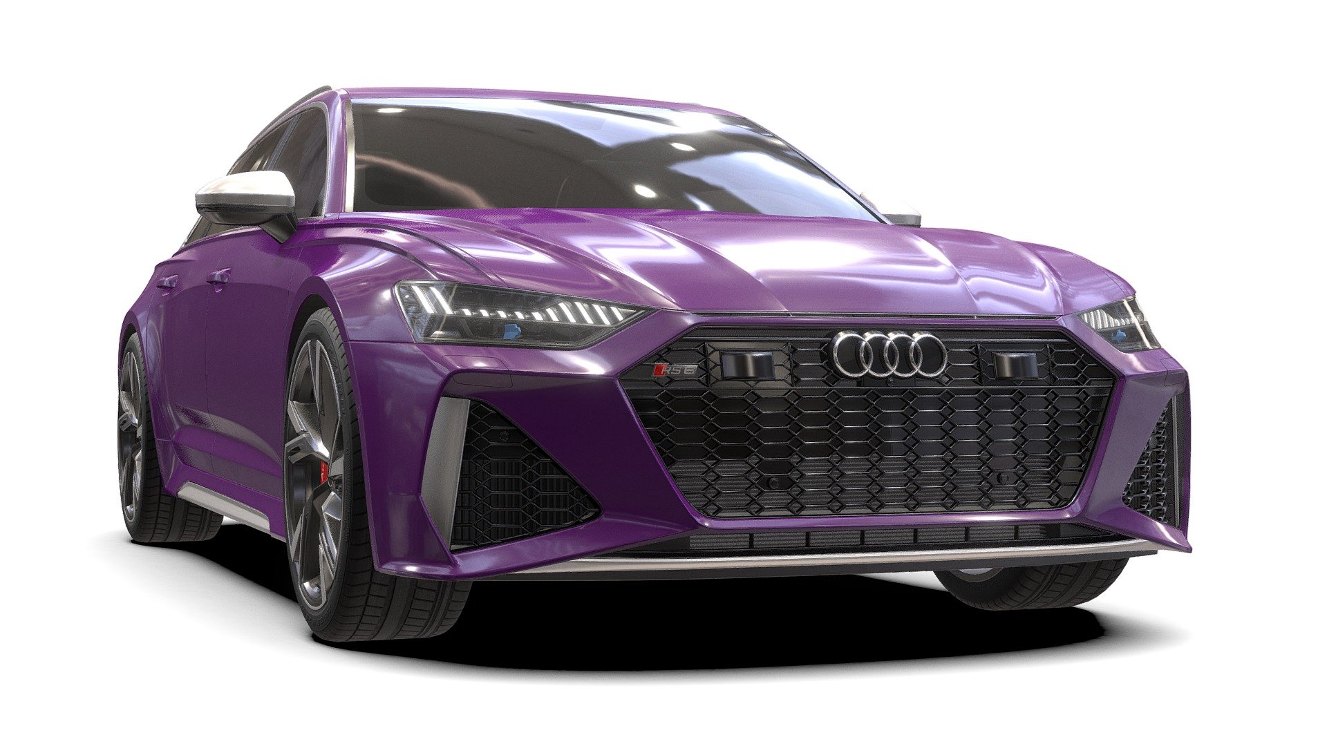 Audi RS6 Avant 2020 - 3D model by autoactiva 3d model
