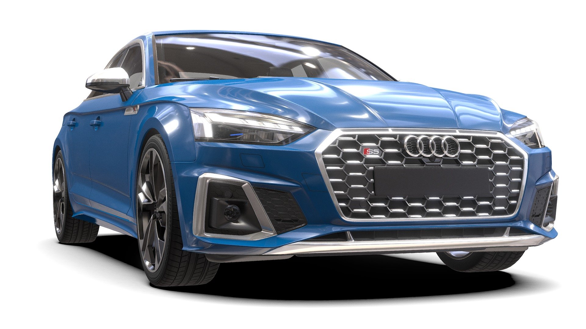 Audi S5 Sportback 2020 - 3D model by autoactiva 3d model