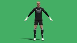 3D Rigged Aaron Ramsdale Arsenal 2024 football, player, soccer, arsenal, aaron, footballer, 2024, character, model, man, animation, rigged, 2023, ramsdale